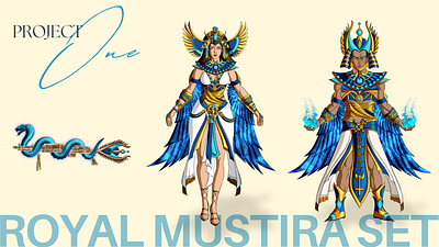 Royal Mustira Set 2dcharacter