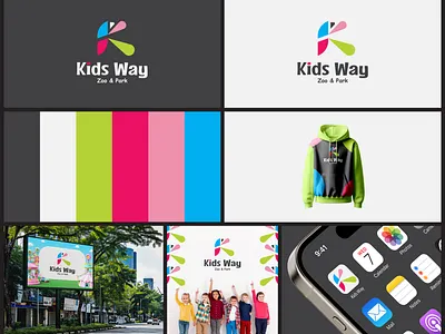 Kids Way Logo & Brand Identity branding graphic design logo motion graphics
