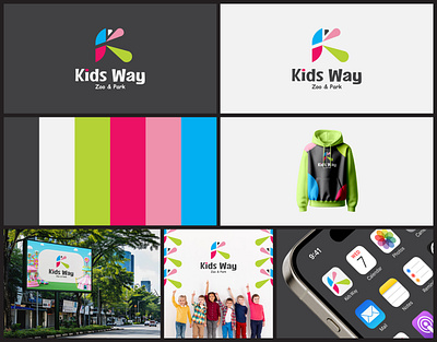 Kids Way Logo & Brand Identity branding graphic design logo motion graphics