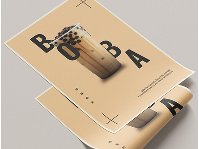 Boba Tea Swiss Style Poster bangalore designer boba tea flyer graphic design graphiks graphiksdeign illustration minimal modern modern poster poster swiss design swiss style poster