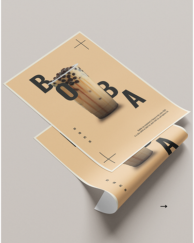 Boba Tea Swiss Style Poster bangalore designer boba tea flyer graphic design graphiks graphiksdeign illustration minimal modern modern poster poster swiss design swiss style poster