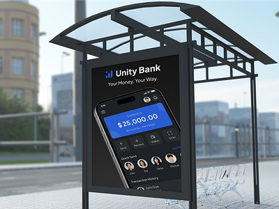 Unity Bank App - Branding app design branding rebranding ui design