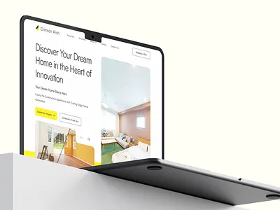 Crimson Arch - Landing Page landing page design uiux website design