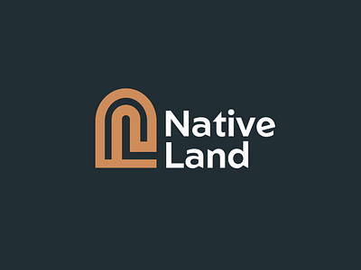 Native Land Brand (NL) branding graphic design logo