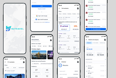 B2Travel obt product design travel ui ux web