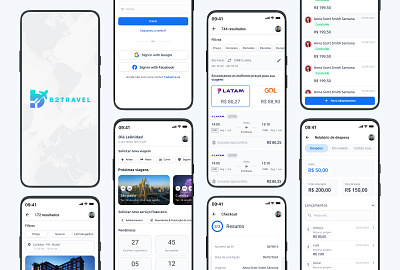 B2Travel obt product design travel ui ux web