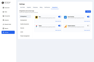 Settings page modern ui product design settings settings page ui uiux ux webui