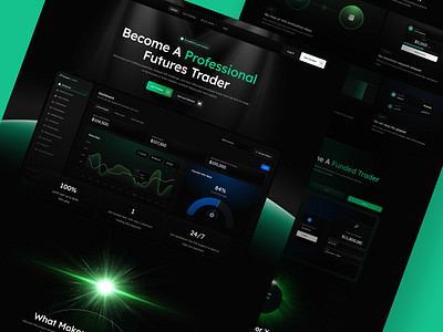 Trading Website - Dark mode accounting agency bank banking casino crypto crypto dashboard dark fintech forex funded future gambling invest modern money payment saas trading website