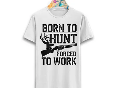 Hunting T shirt design elegance