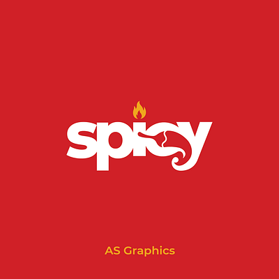 Spicy branded Typography logo design branding design graphic design illustration logo typography vector