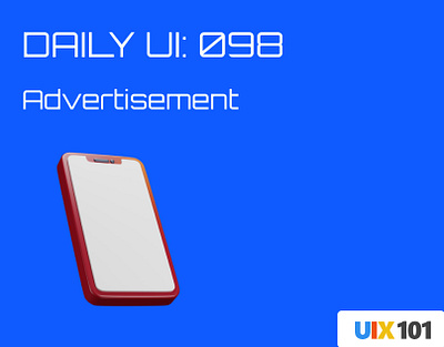 Daily UI: #098 | Advertisement | #UIX101 098 advertisement dailyui figma ui design uix101 user experience user interface