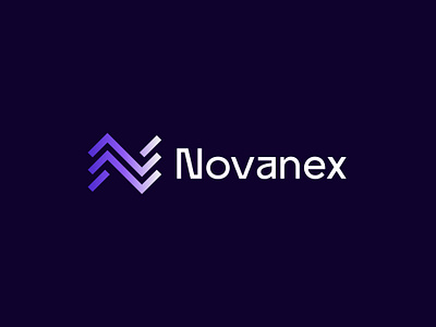 Novanex – Futuristic Tech Logo Design (Available for Purchase) abstract logo mark branding for digital business digital brand identity futuristic logo gradient logo innovative branding logo for technology company minimalist logo modern logo design professional logo design sleek logo design tech logo design tech startup logo unused logo design