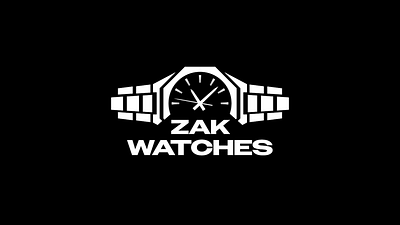 ZAKWATCHES - Logo Animation 2d animation after effects animation aftereffects animated type animation design logo animation motion graphics