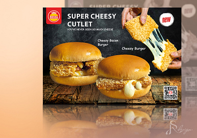 Brochure advertising branding fast food graphic design