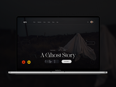 A24 Web Design Concept – Surreal and Dark Aesthetics V2 a ghost story a24 beau is afraid cinematic design community web design creative concept dream scenario film web design horror movies series surrealism talk to me the whale thriller uiux web web design