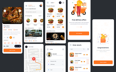 Food delivery mobile application b2c food delivery mobile application ui