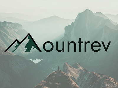 Mountain climbing company branding graphic design logo mockups