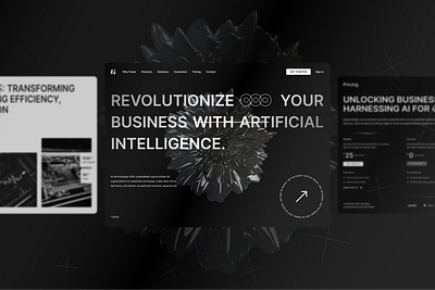 Business solutions by AI design ui ux webdesign