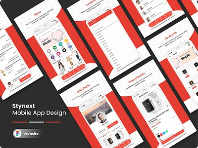 E-Commerce Mobile App Design figma graphic design hike mobile app design ui ux