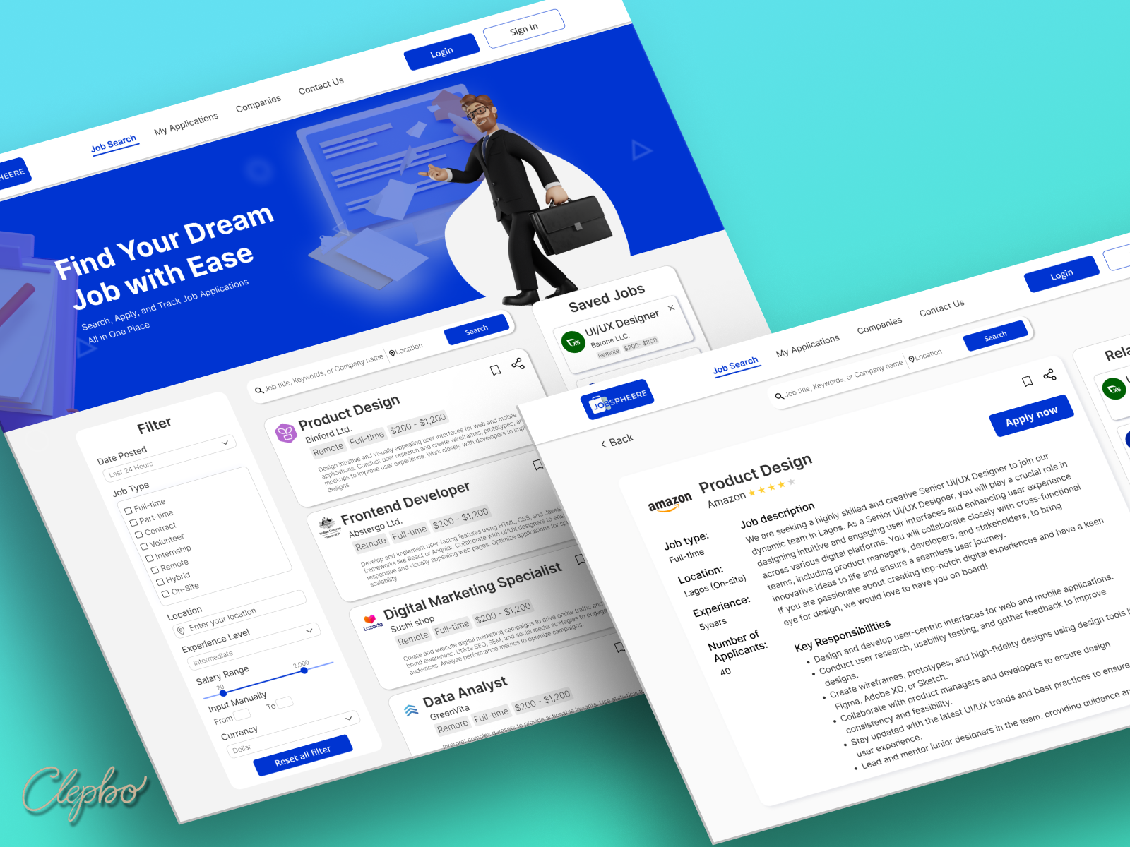 Example of Product Designer (UI/UX Designer)