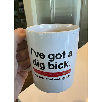 Elon Musk I've Got A Dig Bick Coffee Mug design illustration