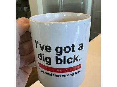 Elon Musk I've Got A Dig Bick Coffee Mug design illustration