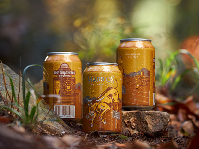 Madd Ox West Coast IPA Beer Cans arkansas beer branding flat hunter oden illustration outdoors ox packaging vintage