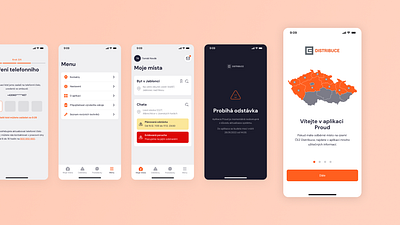 Proud design system illustration mobile app redesign ui ux ux writing