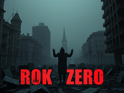 ROK ZERO/YEAR ZERO Poland 2024 apocalypse art atmosphere cityscape conceptart darkart dystopian graphic design logo postapocalyptic ruin sigitalillustration