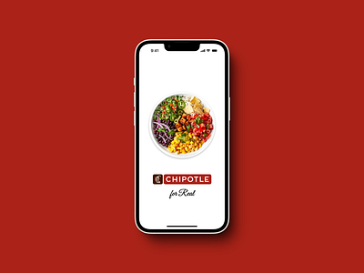 Chipotle app design recreation! app design branding design ui user interface ux design uxdesign