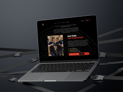 Website for a self defence & krav maga school. photoshop webdesign webdevelopment webflow website