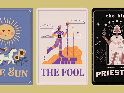 Tarot card design branding cards tarot graphic design logo tarot