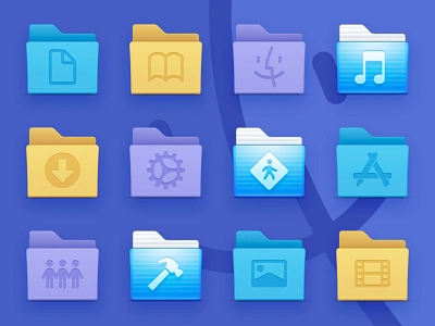 Forstall Folders apple aqua classic folders icon icons mac macos system