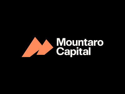 Mountaro Capital branding capital character design financial icon illustration invest investment logo logodesign logomark mount mountain symbol vector