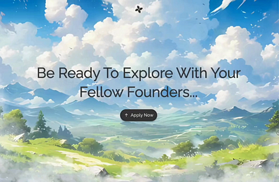 Parallax effect landing page anime cta figma hero landing landscape nature parallax ui