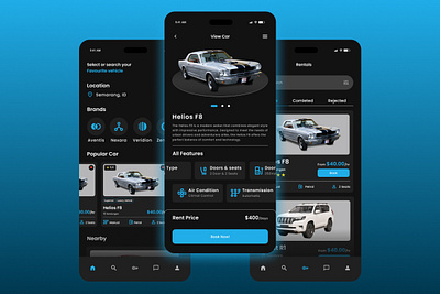 SwiftRides - Car Rental Mobile App agency app application business design driving insurance interface navigation online person rent rental service store taxi technology transportation ui vehicle