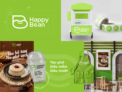 Building Brand Identity | Happy Bean branding food graphic design logo