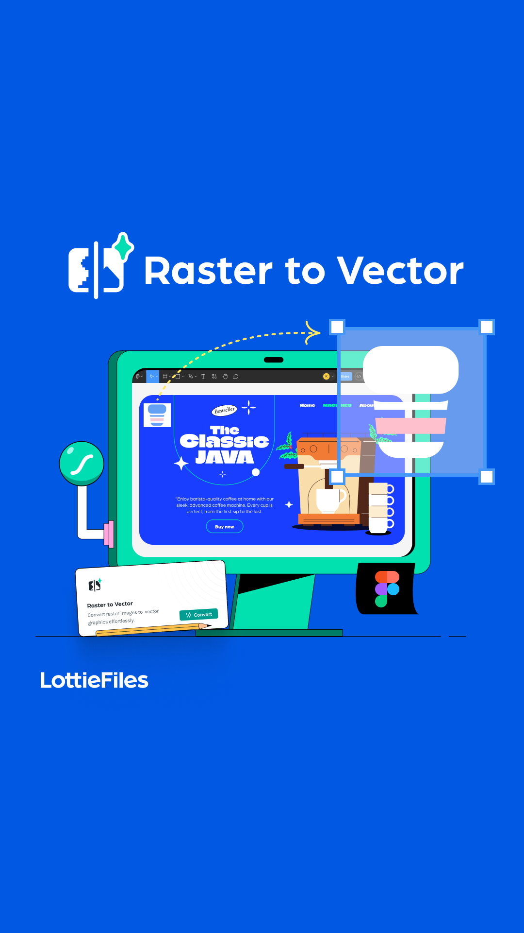 Figma: Raster to Vector