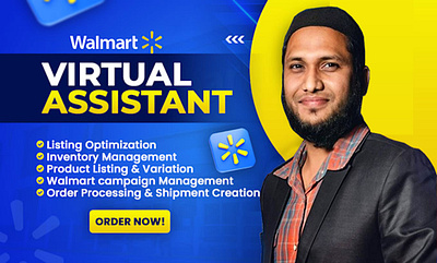 Walmart Vertual Assistant 3d animation branding graphic design logo motion graphics walmart