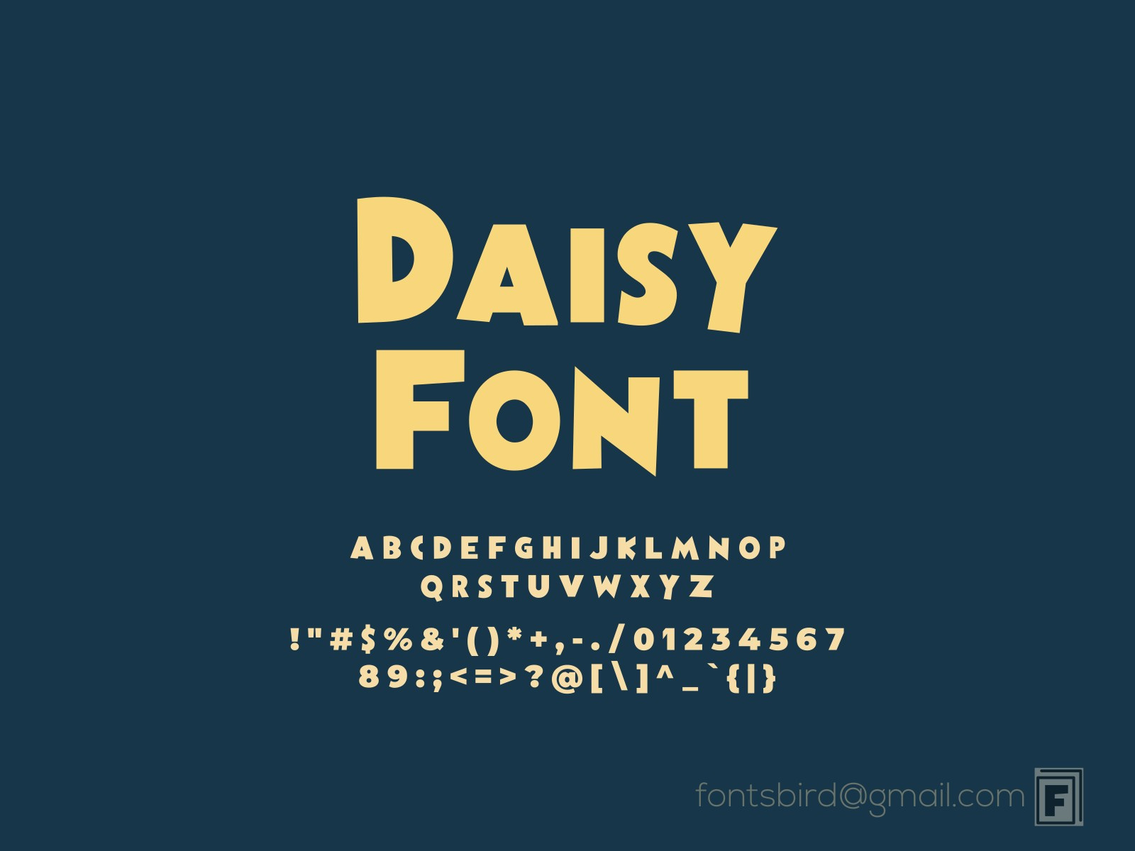 Example of I Will Design A Font For Your Business
