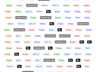 🌈 badges dashboard product design tags ui components ui design ux design web app