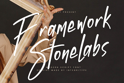 Framework Stonelabs - Modern Script Font style