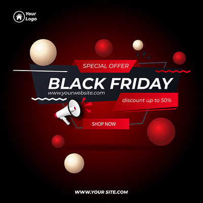 Customization Black Friday Flyer Design branding design graphic design illustration logo motion graphics