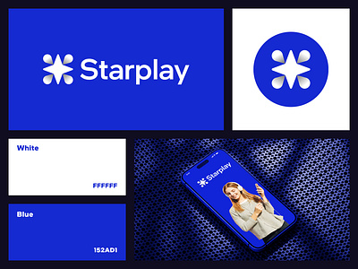 Starplay Logo & Branding Design brand book brand design brand identity brand logo branding branding design branding logo business logo company logo logo design logomaker logotipo logotype media media company media logo play button play icon play logo star logo