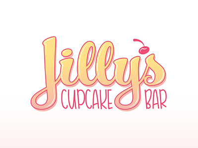 Jilly's Cupcake Bar - Logo Design branding design graphic design logo typography vector