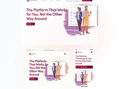 Web design for boonli.com graphic design