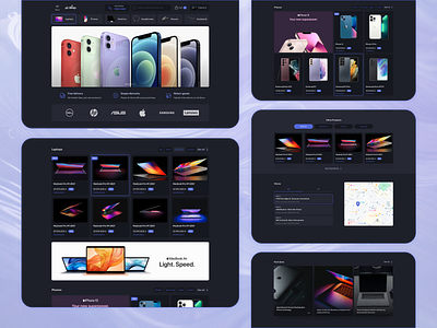 Esthop - E-Commerce Platform e commerce techshopping ui web design