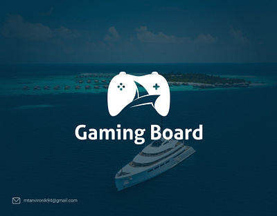 Gaming Board Logo Design branding business cargo company creative export graphic design import logistics logo logo design minimal minimalist modern negative space professional sea shipping traders transport