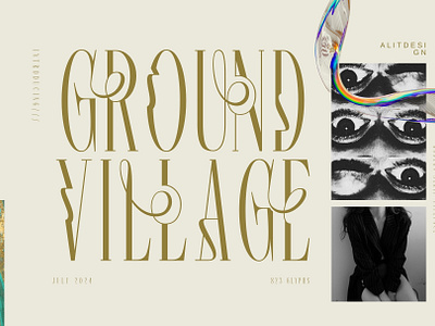 Ground Village Typeface design font fonts letteing serif typeface