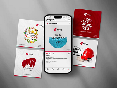 Social media - Special day cards after effects animation branding clean design concept design dubai greeting cards illustration social media ui